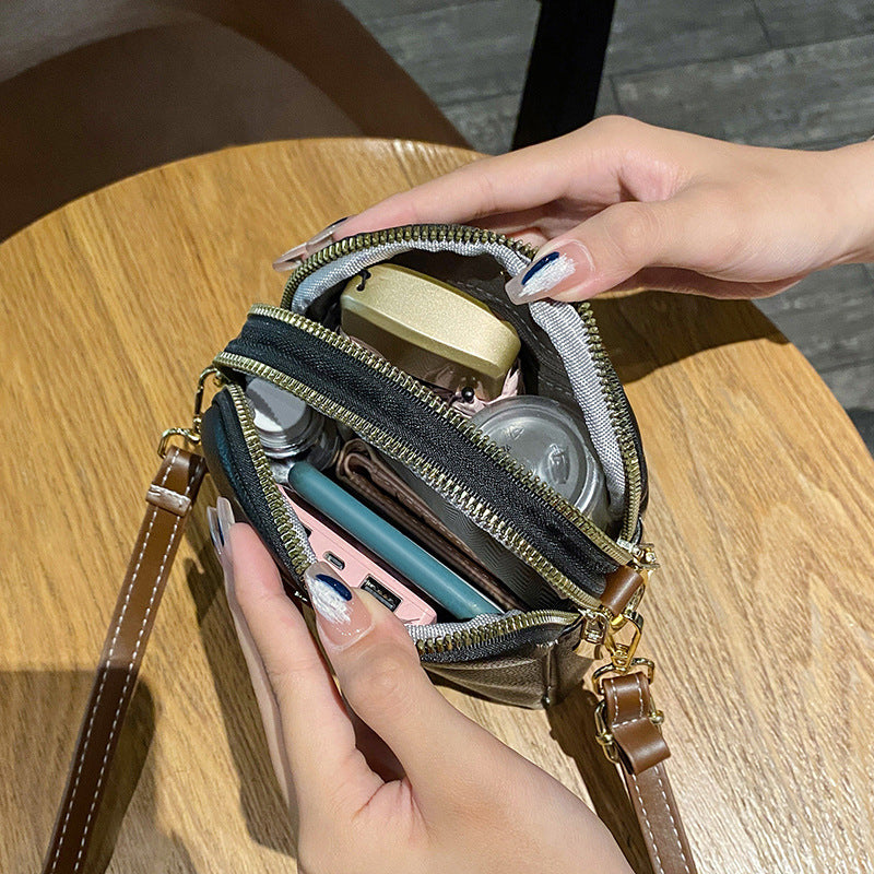 Manufacturer's Small Bag For Women 2023 New Summer Style Minnie Small Shoulder Bag Embroidery Thread One-shoulder Cross-body Bag Mobile Phone Bag For Women Wholesale