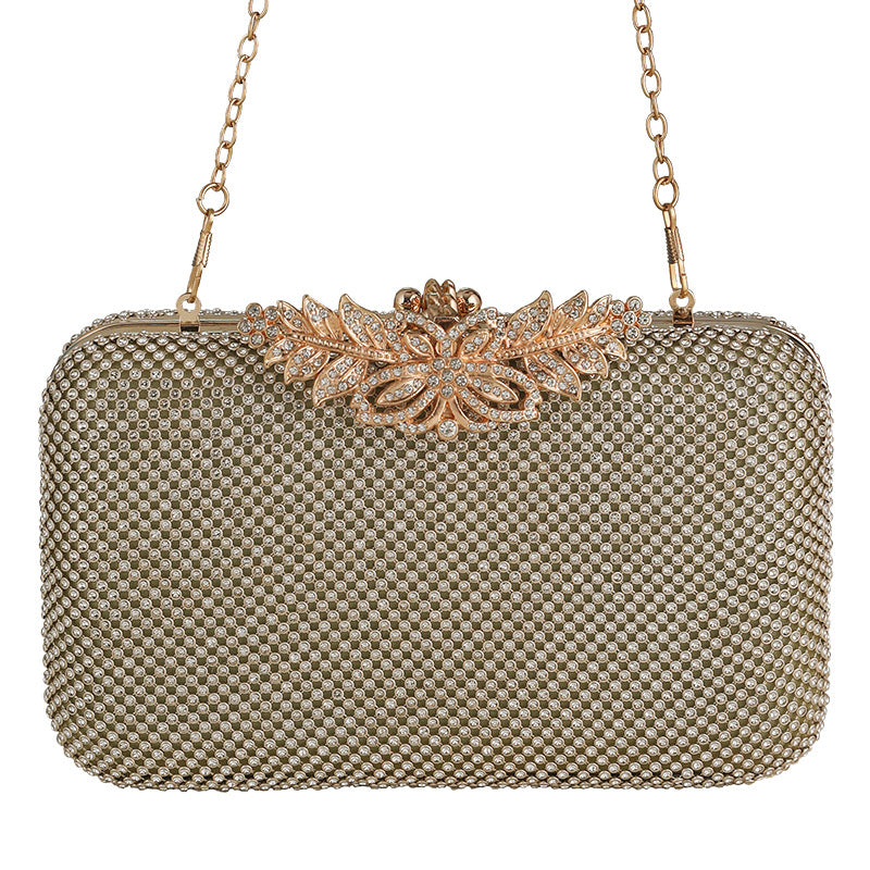 Banquet Clutch New Diamond-encrusted Dinner Bag European And American Ladies Handbag Women&#039;s Bag Versatile Dress Evening Bag