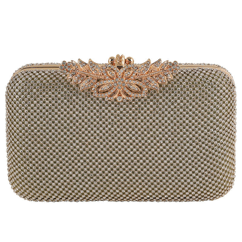 Banquet Clutch New Diamond-encrusted Dinner Bag European And American Ladies Handbag Women&#039;s Bag Versatile Dress Evening Bag